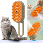 VaporBrush Elite™ – Cepillo de Vapor Retráctil para Mascotas